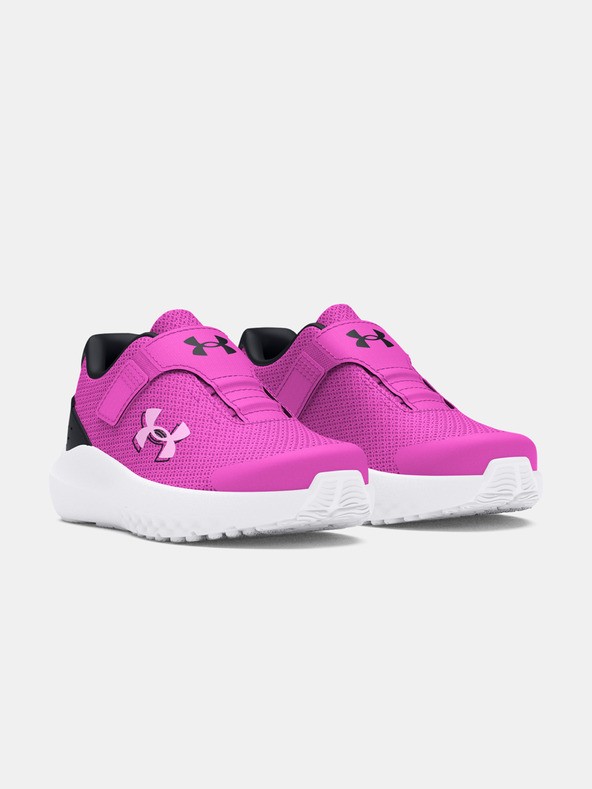 Under Armour UA GINF Surge 4 AC Kotníková obuv dětská Fialová