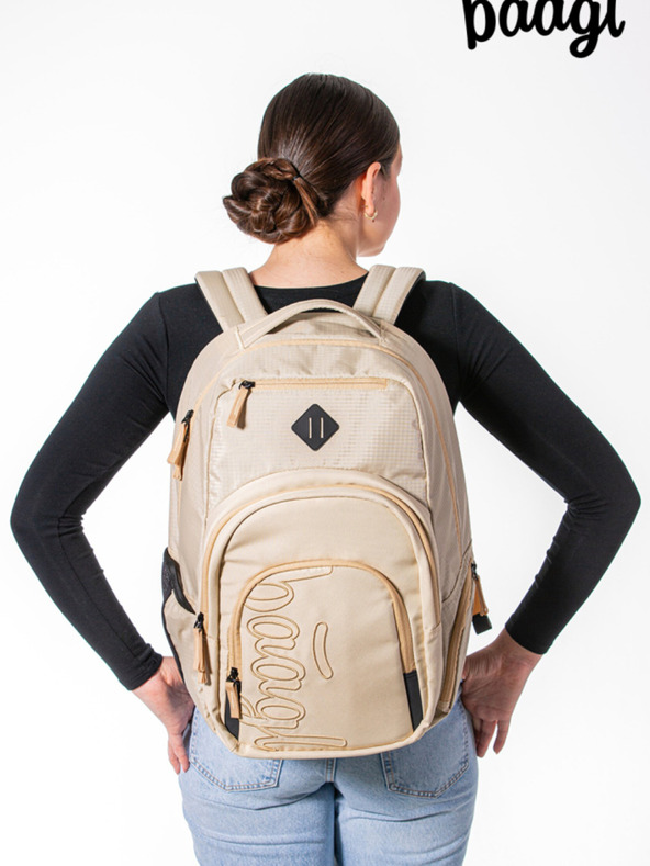 BAAGL  Coolmate Beige Backpack Beis