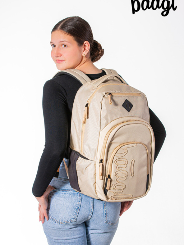 BAAGL  Coolmate Beige Backpack Beis