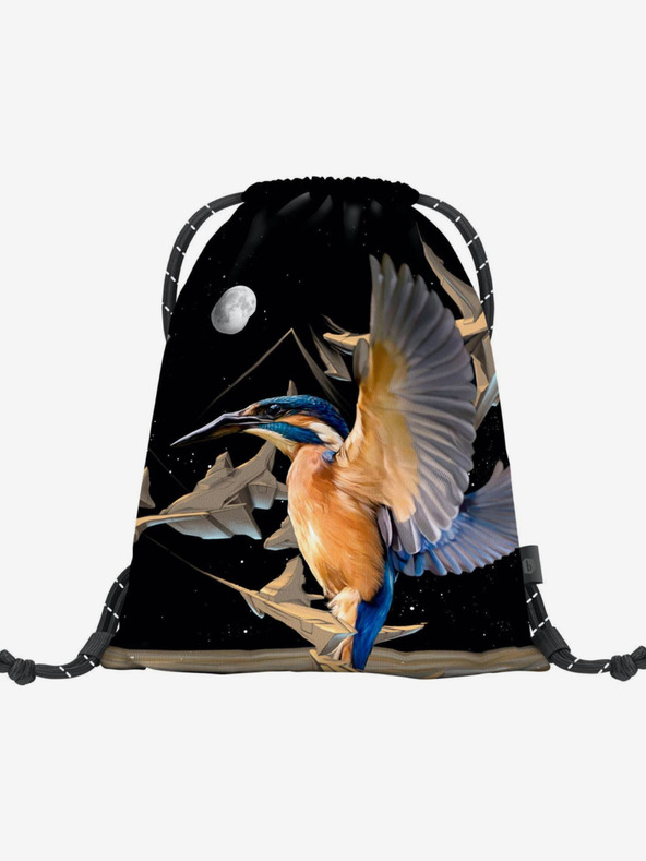 BAAGL  eARTh - Kingfisher by Caer8th Gymsack Černá