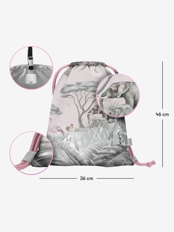 BAAGL  Safari Gymsack Rosa