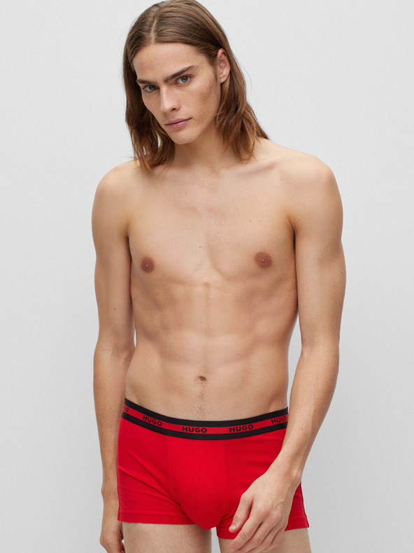 HUGO Boxers 3 Piece Negro