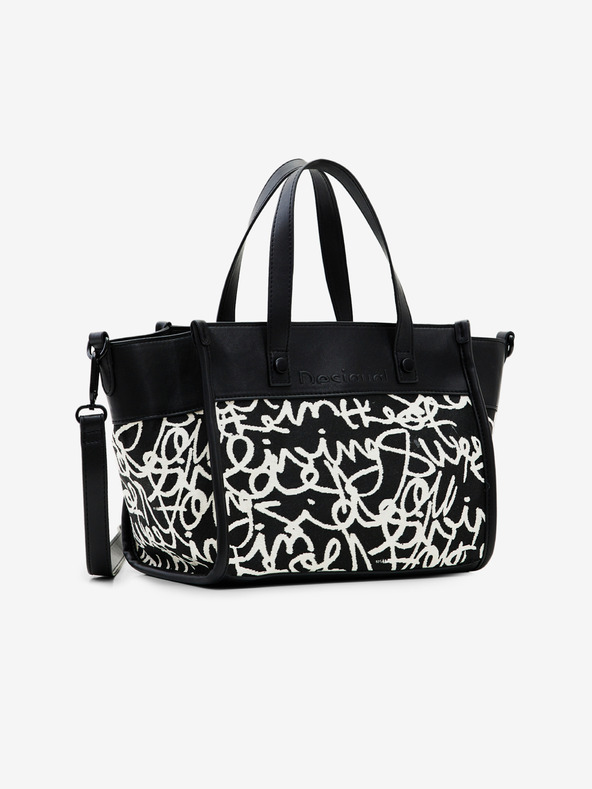 Desigual Lettering Guimar Mini Handbag Negro