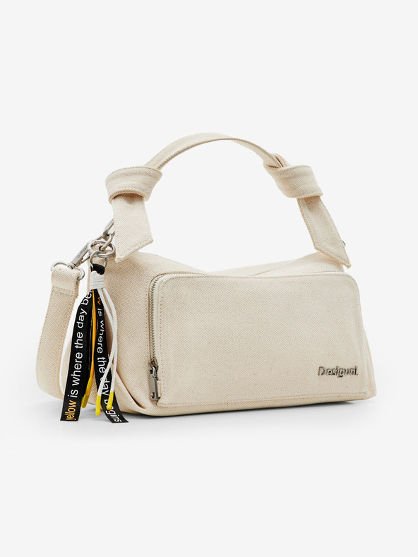 Desigual Textus Urus Maxi Handbag Blanco