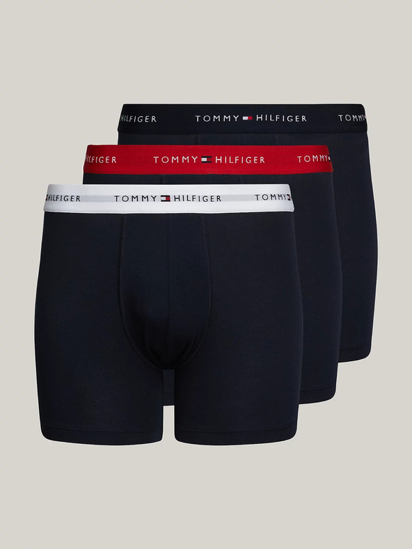 Tommy Hilfiger Underwear Boxerky 3 ks Modrá