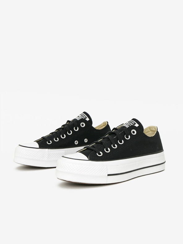 Converse Chuck Taylor All Star Canvas Platform Tenisky Černá