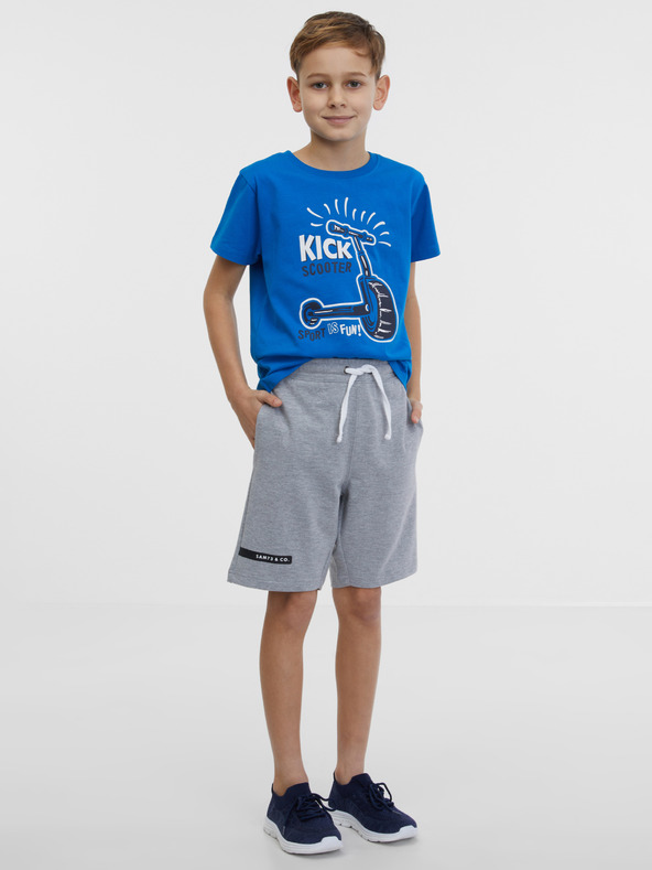 Sam 73 Flop Kids Shorts Gris