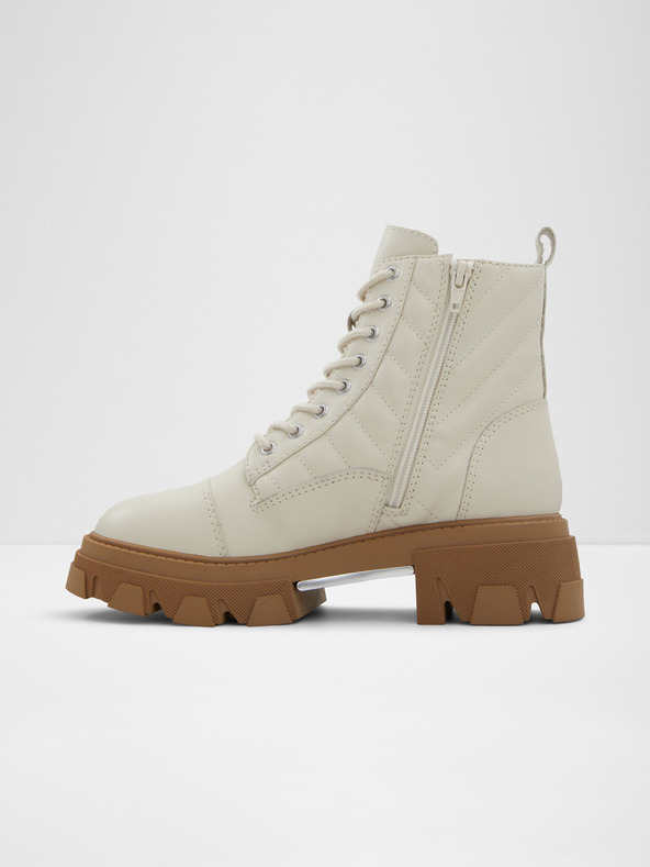 Aldo Montrose Ankle Boots Blanco