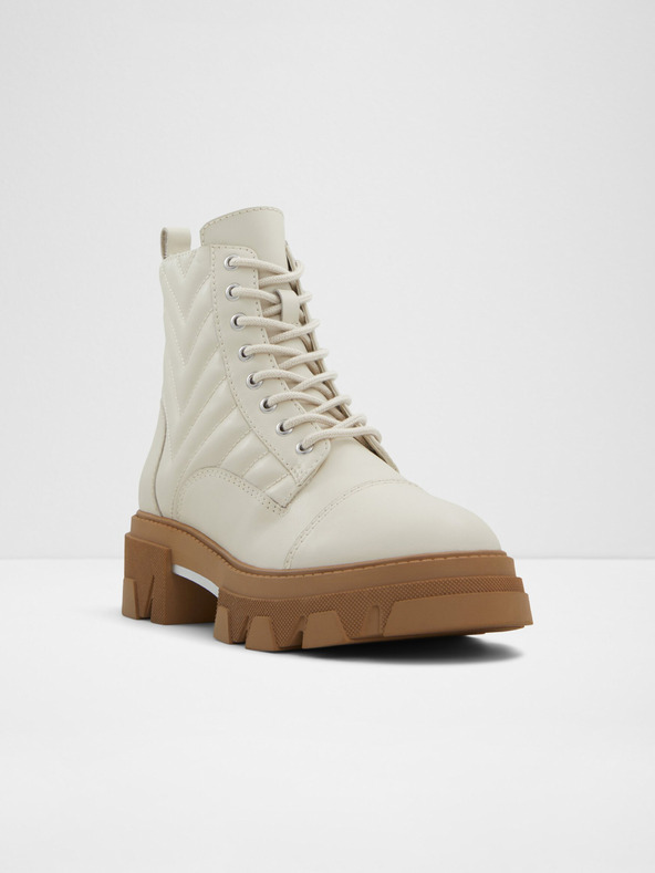 Aldo Montrose Ankle Boots Blanco