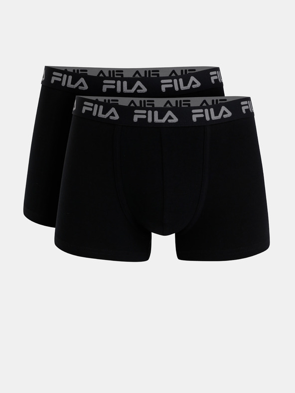 FILA Boxerky 2 ks Černá