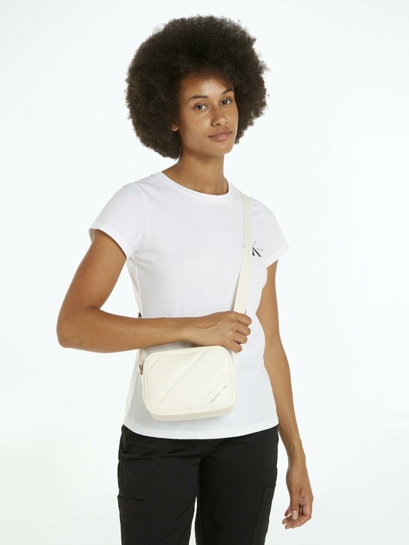 Calvin Klein Jeans Bolso Cruzado Blanco