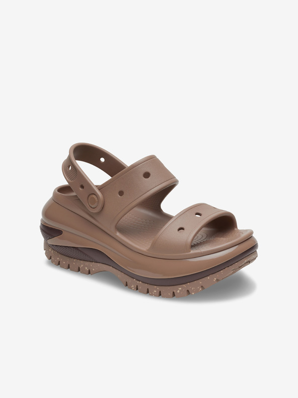 Crocs Sandále Hnědá