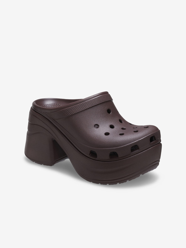 Crocs Siren Clog Pantofle Hnědá