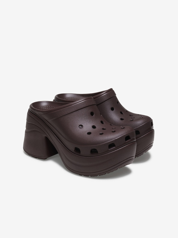 Crocs Siren Clog Pantofle Hnědá