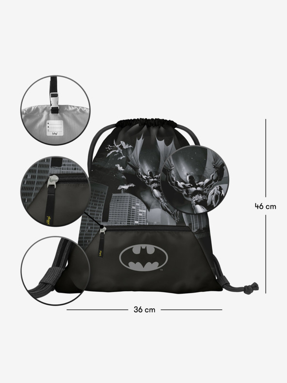 BAAGL  Batman Dark City Gymsack Negro