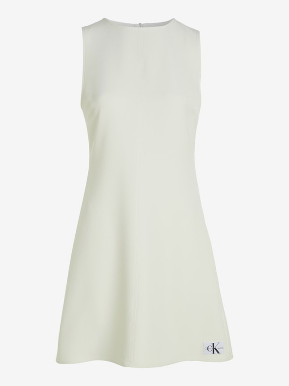 Calvin Klein Jeans Vestido Blanco