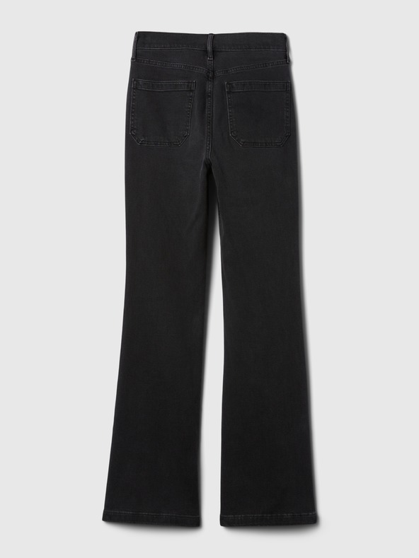 GAP High Rise '70s Flare Jeans Negro