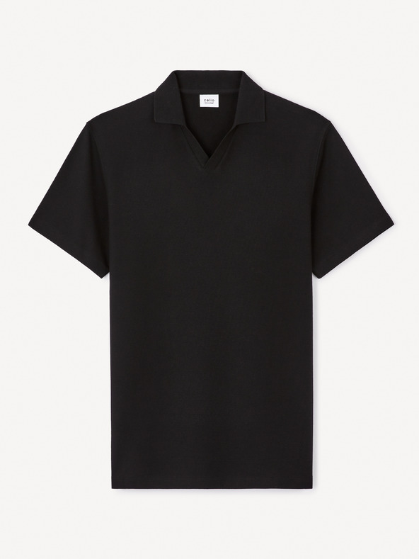 Celio Jean Polo Shirt Negro