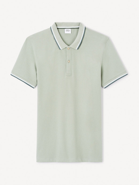 Celio Decolrayeb Polo Shirt Gris