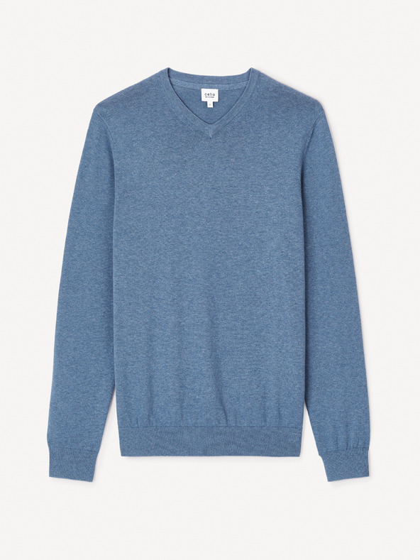 Celio Decotonv Sweater Azul