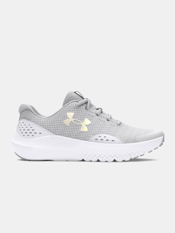 Under Armour UA GGS Surge 4 Kotníková obuv dětská Šedá