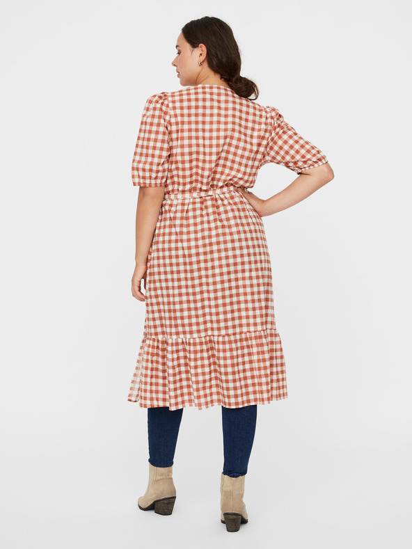 Vero Moda Curve Tamitta Dresses Marrón