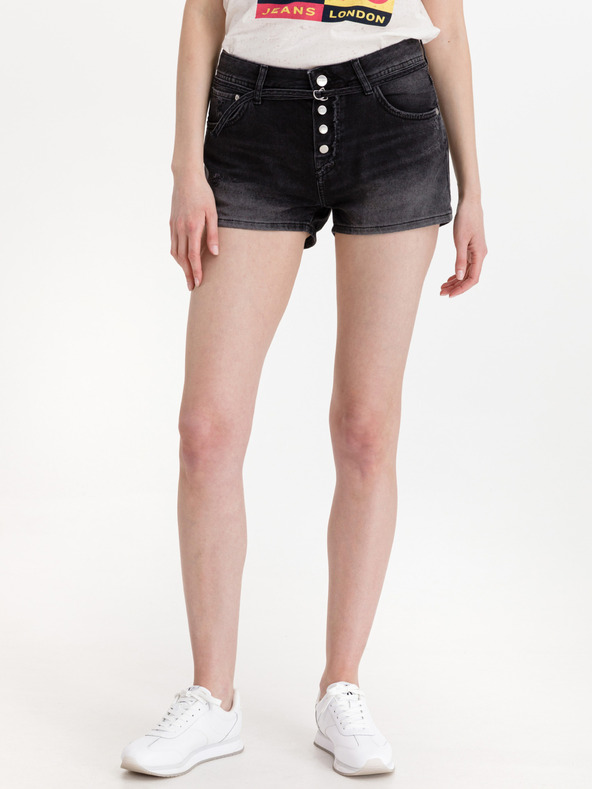 Pepe Jeans Bonita Destroy Shorts Negro