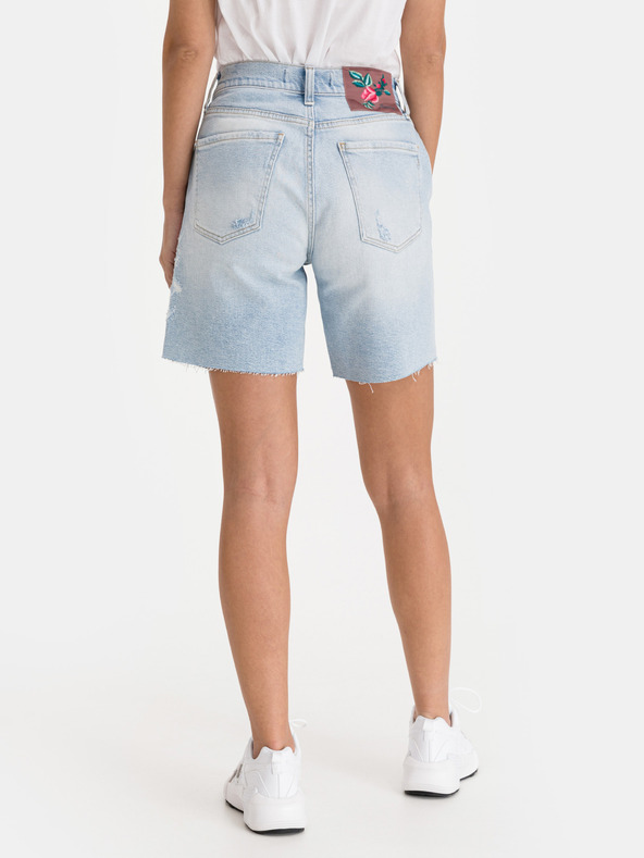 Replay Rose Shorts Azul