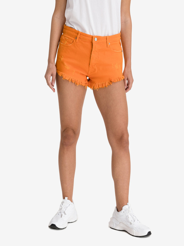 Replay Rose Shorts Naranja