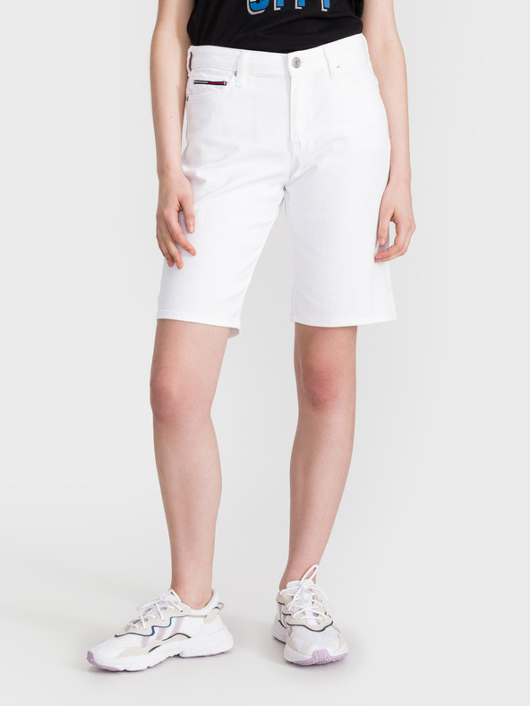 Tommy Jeans Mr Denim Bermuda Shorts Blanco