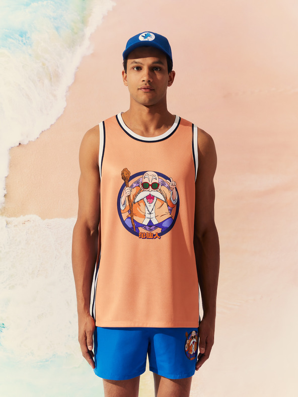 Celio Dragon Ball Top Naranja