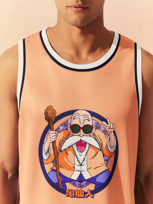 Celio Dragon Ball Top Naranja