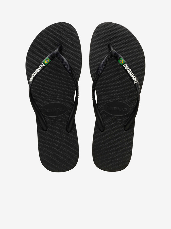 Havaianas Slim Brasil Logo Flip-flops Negro