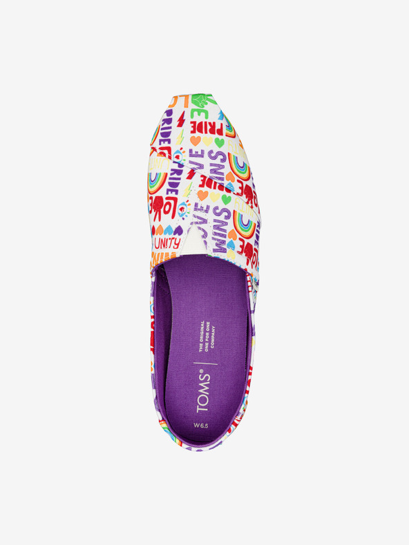 TOMS Unity Love Wins Slip On Violeta