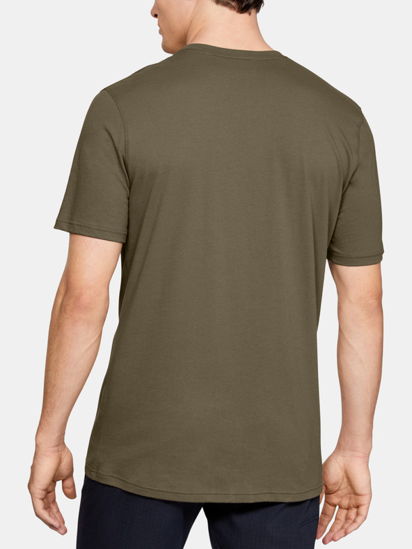 Under Armour M Tac Cotton  T-shirt Marrón