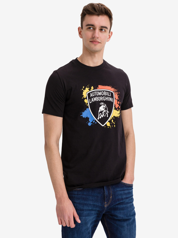 Lamborghini Camiseta Negro