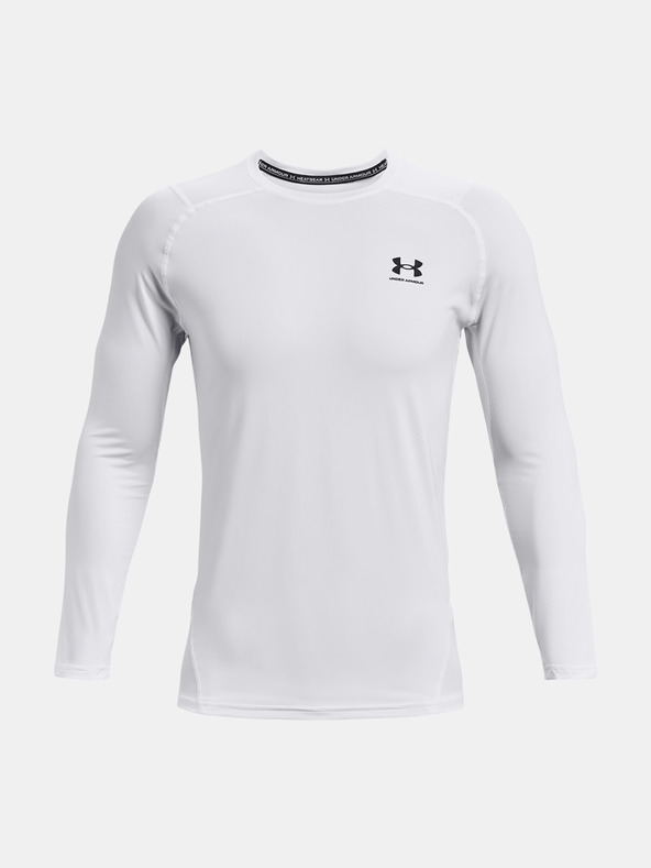 Under Armour UA HG Armour Fitted LS T-shirt Blanco