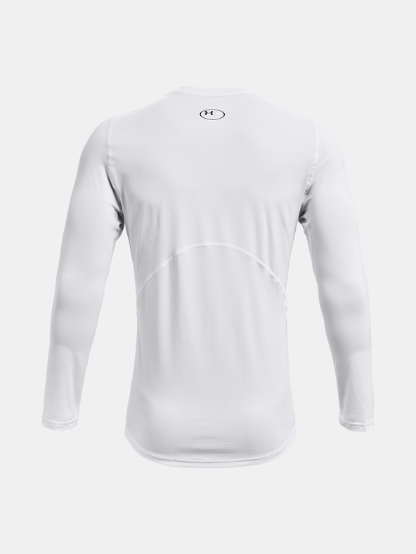 Under Armour UA HG Armour Fitted LS T-shirt Blanco