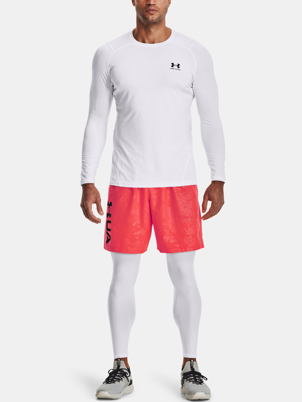 Under Armour UA HG Armour Fitted LS T-shirt Blanco