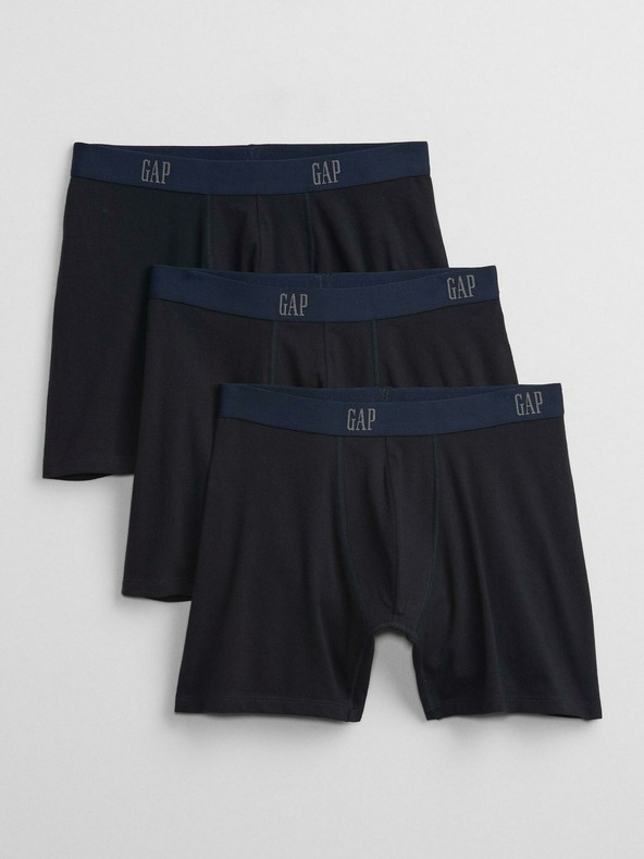 GAP Boxerky 3 ks Modrá