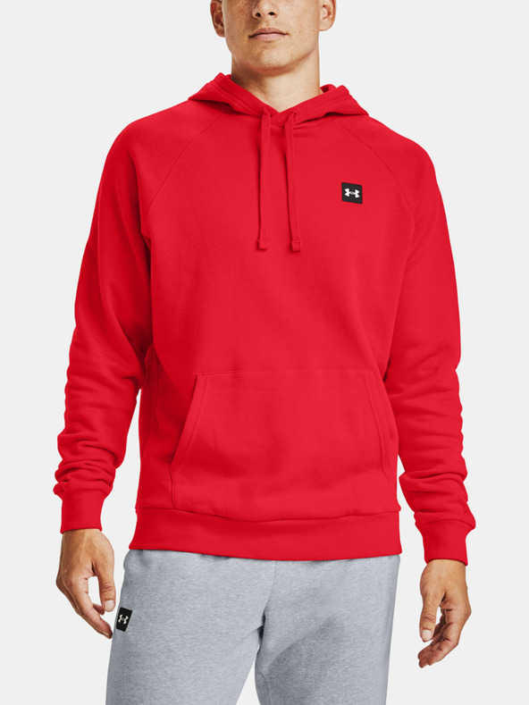 Under Armour Rival Fleece Hoodie Sweatshirt Rojo