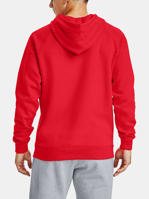 Under Armour Rival Fleece Hoodie Sweatshirt Rojo