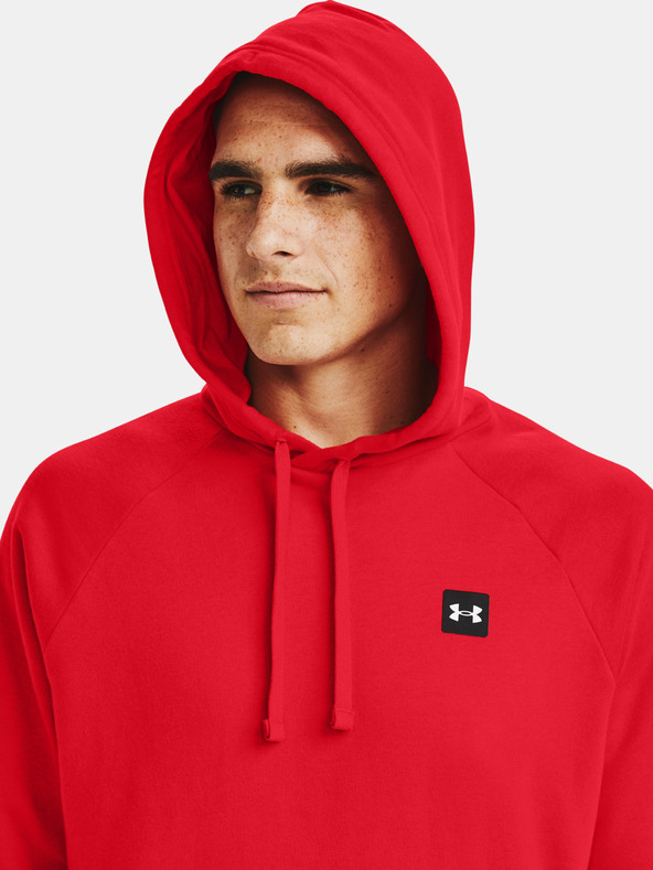 Under Armour Rival Fleece Hoodie Sweatshirt Rojo