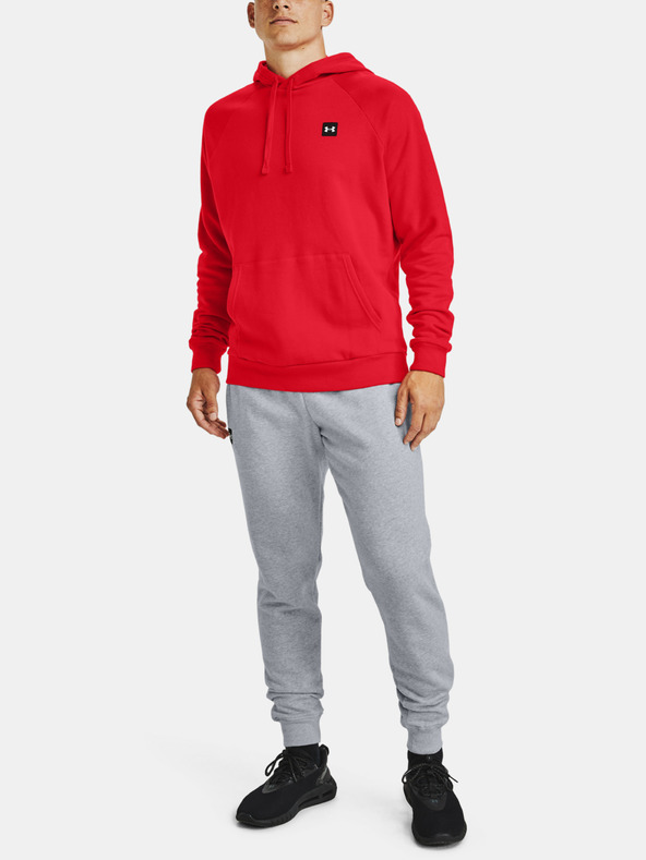 Under Armour Rival Fleece Hoodie Sweatshirt Rojo