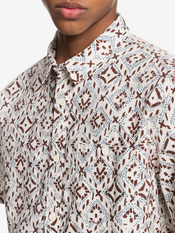 Quiksilver Baja Blues Shirt Blanco