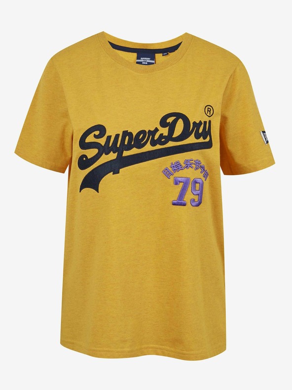 SuperDry Camiseta Amarillo