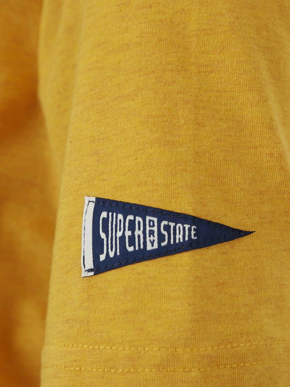 SuperDry Camiseta Amarillo