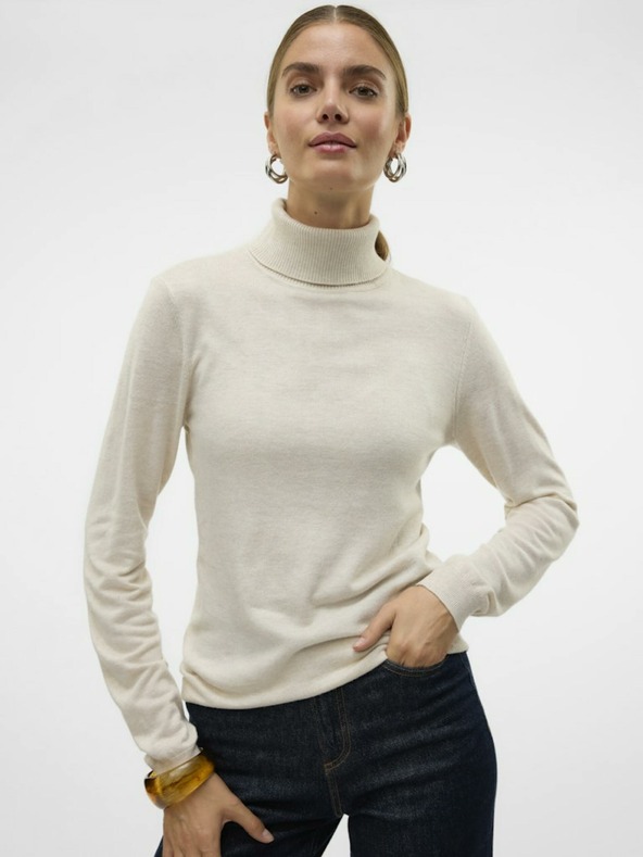 Vero Moda Iris Turtleneck Beis