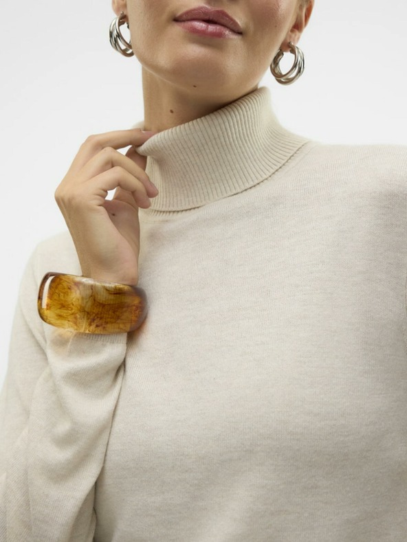 Vero Moda Iris Turtleneck Beis