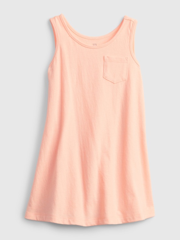 GAP Vestido Infantil Naranja